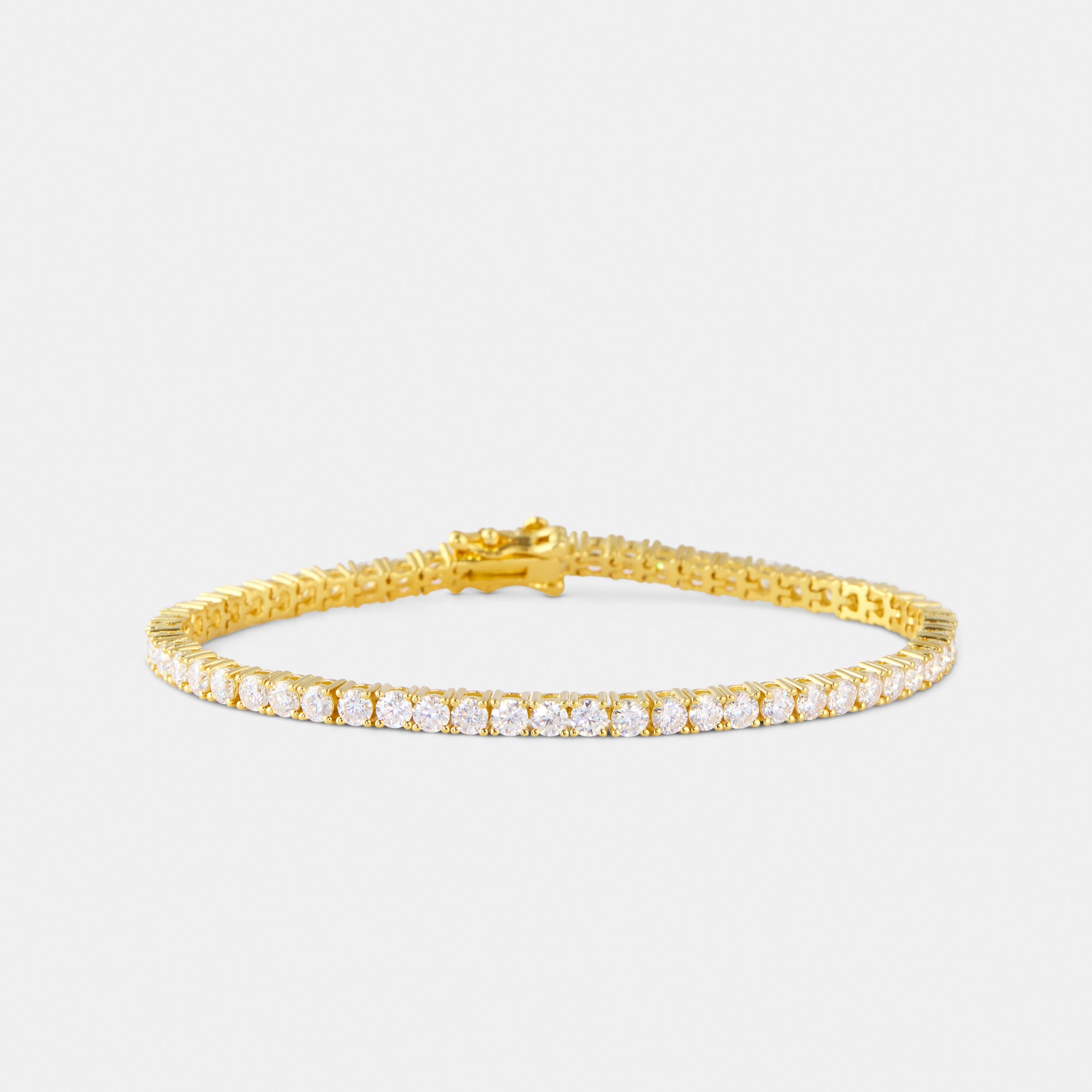 3mm Moissanite Tennis Bracelet