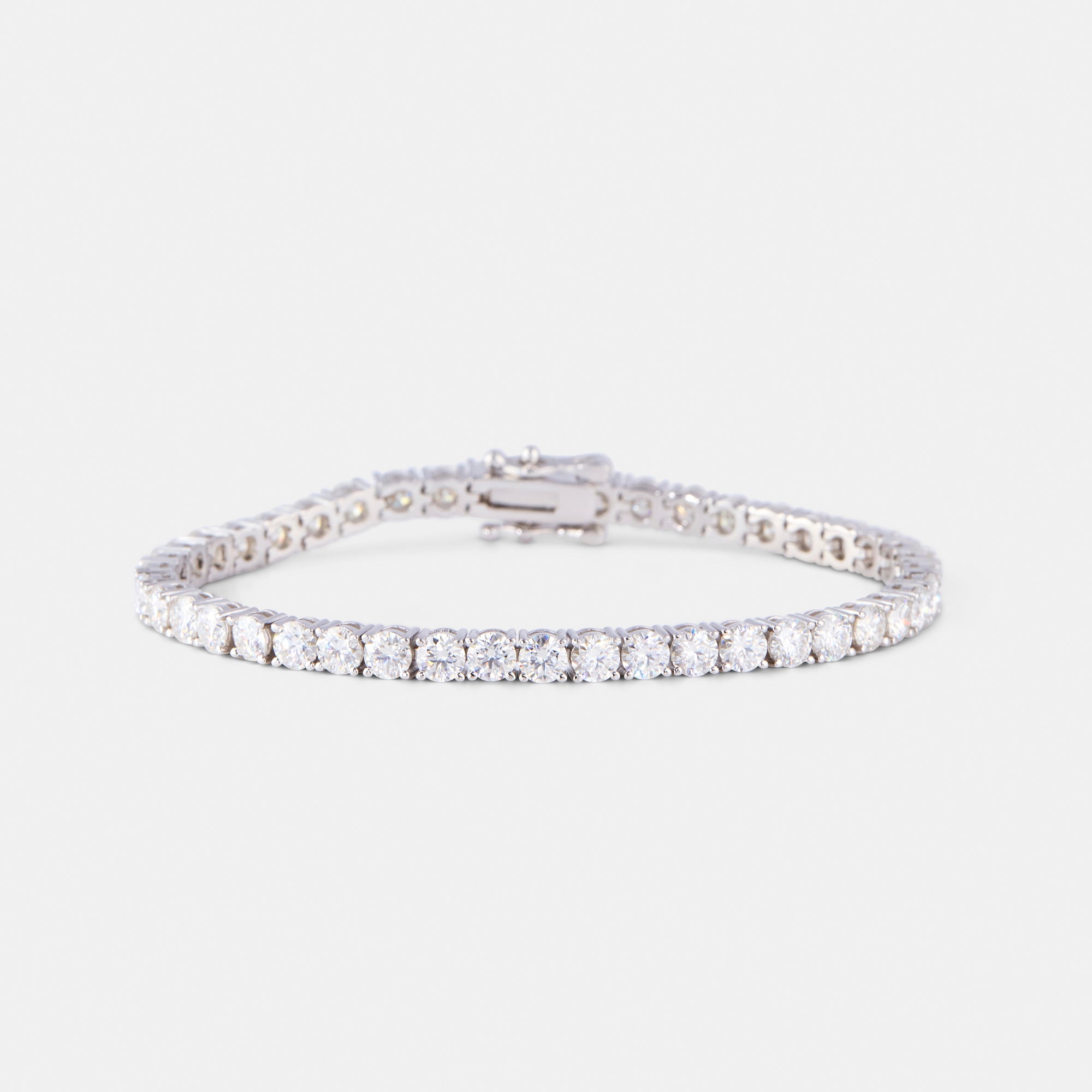 4mm Moissanite Tennis Bracelet