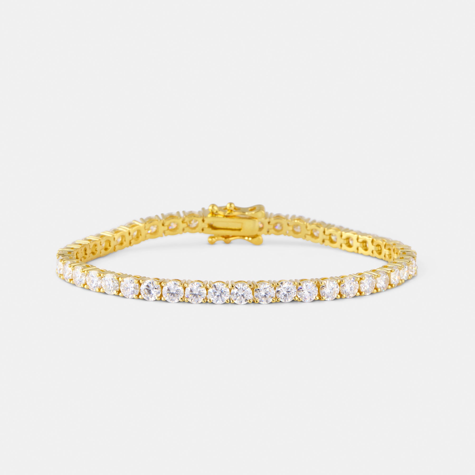 4mm Moissanite Tennis Bracelet