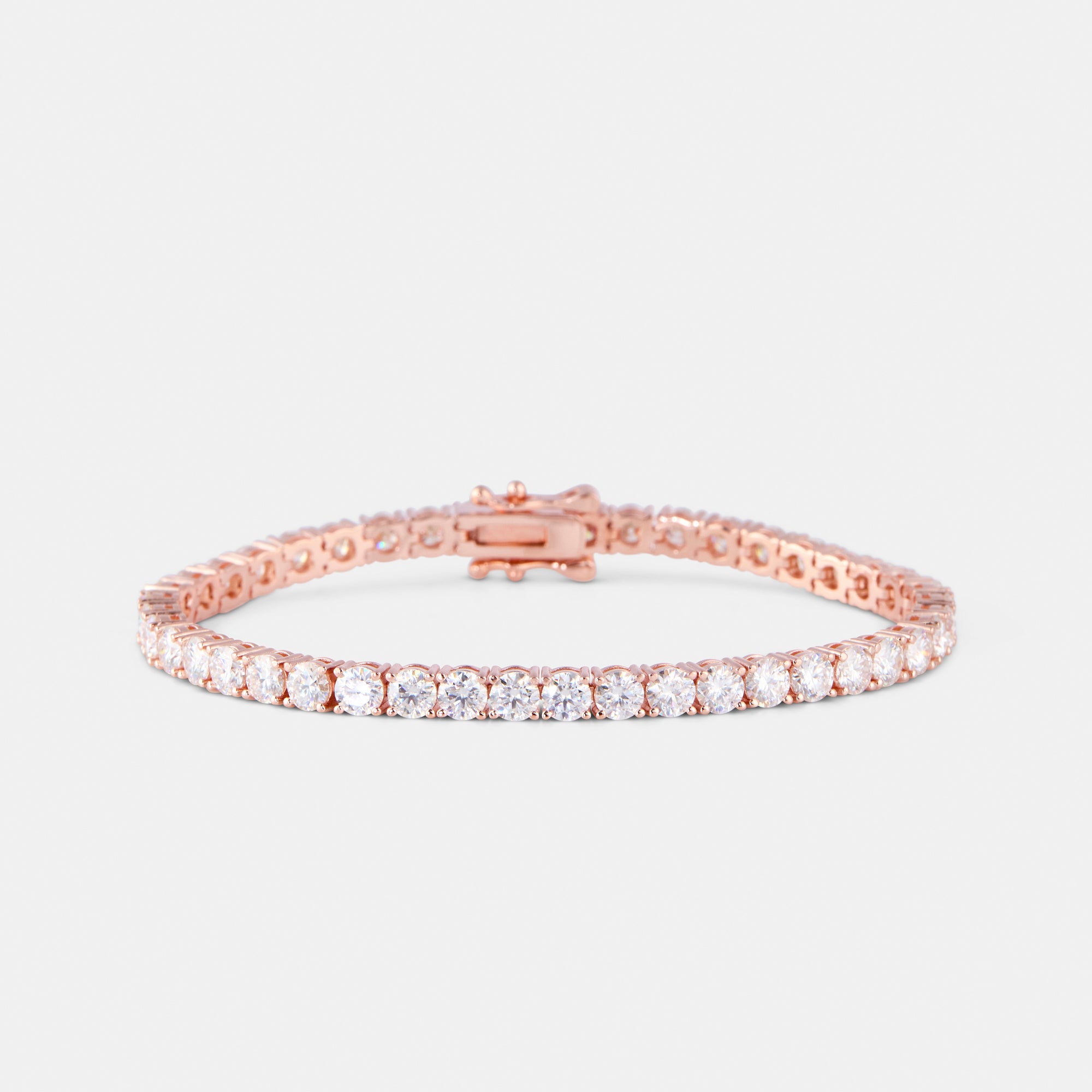 4mm Moissanite Tennis Bracelet