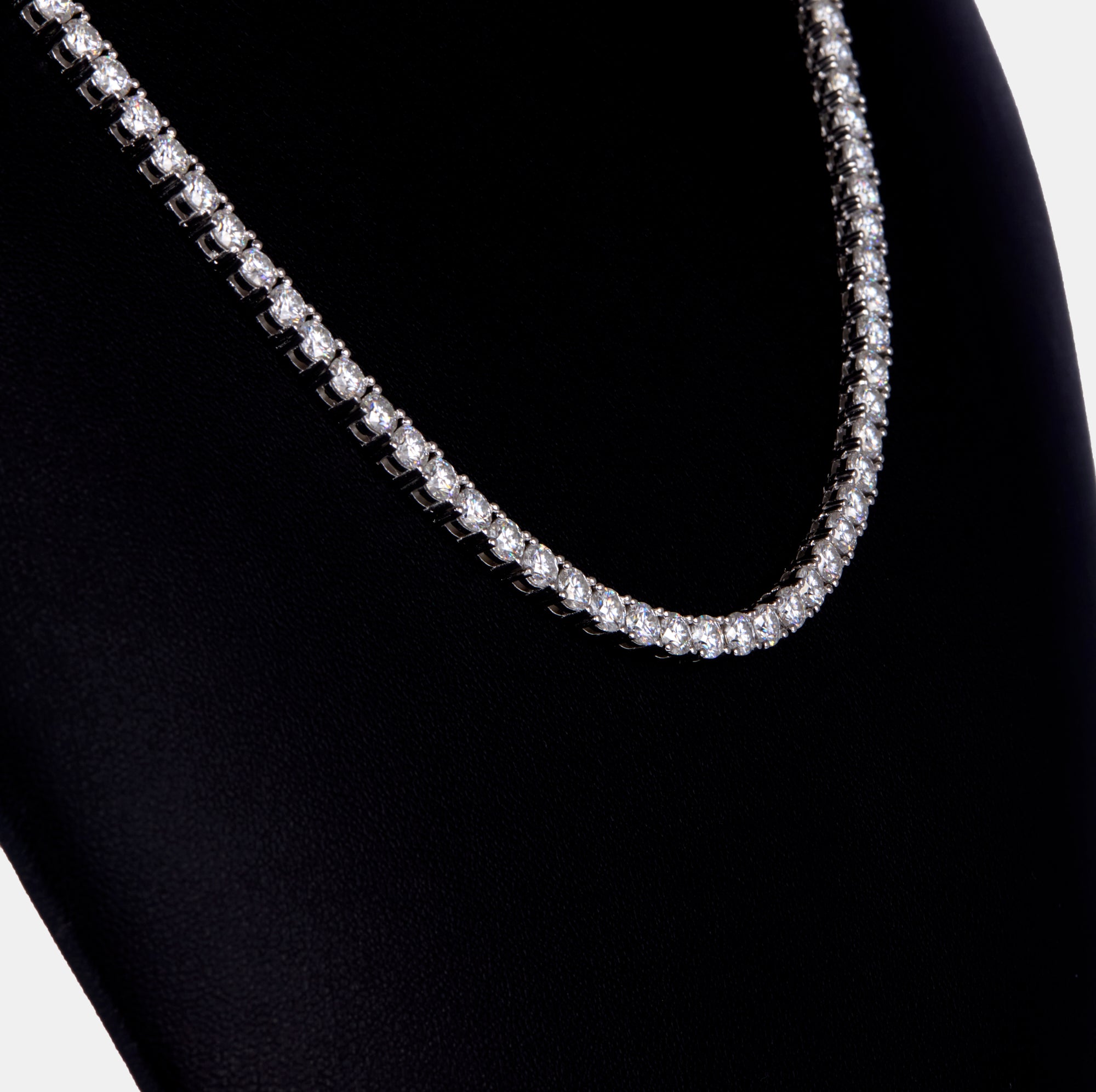4mm Moissanite Tennis Chain