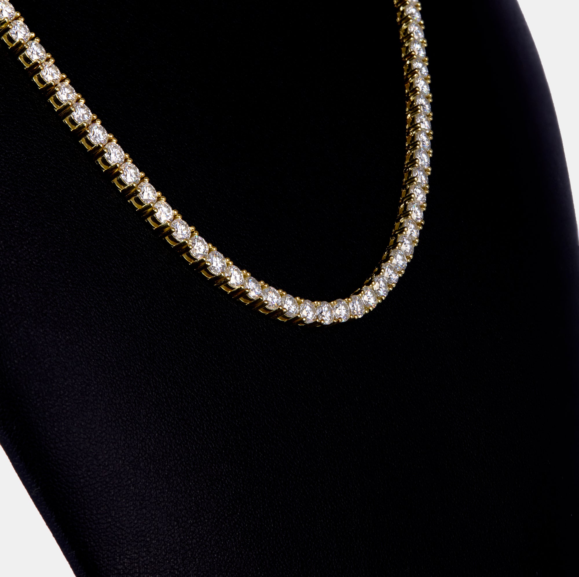 4mm Moissanite Tennis Chain