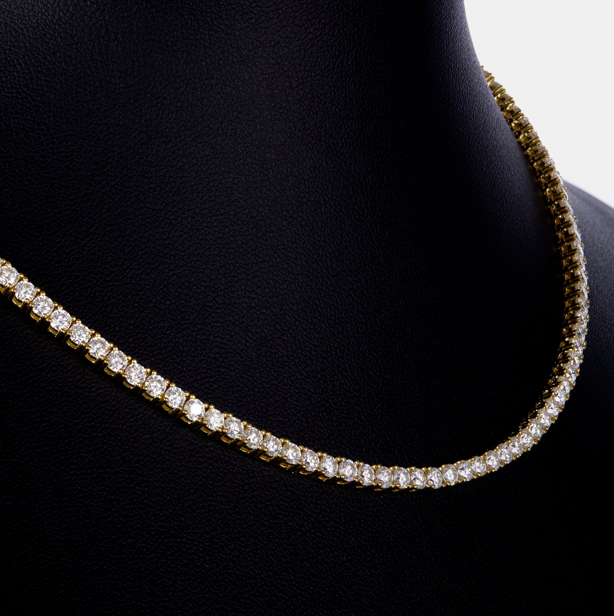 3mm Moissanite Tennis Chain